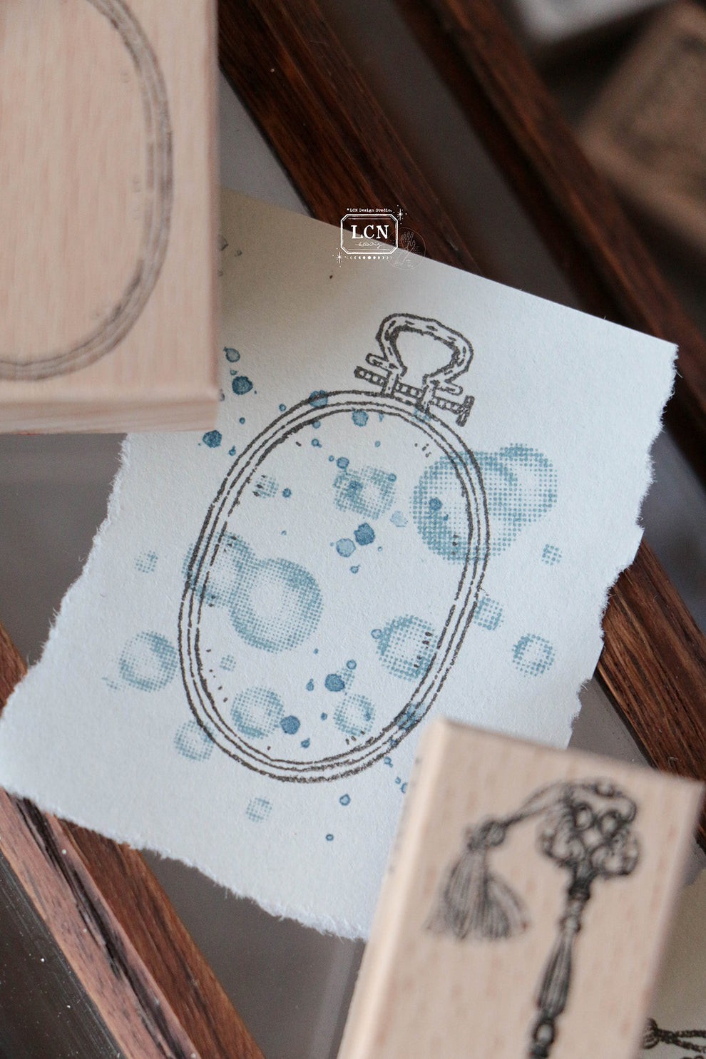 LCN Wooden Stamp - Embroidery Hoop