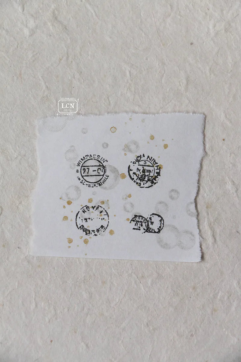 Lin Chia Ning Wooden Stamp - Mini Postage Marks Stamp Set
