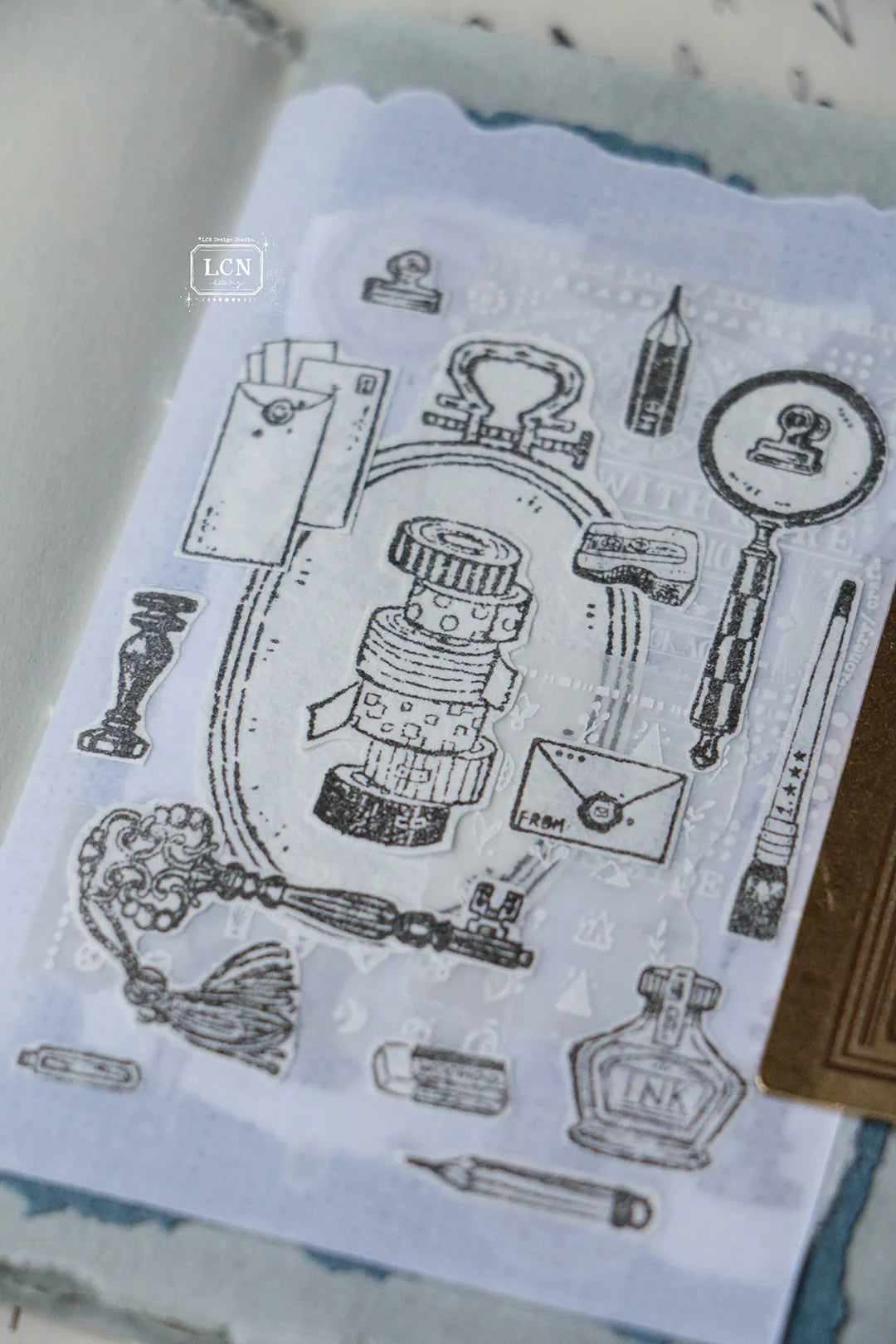 Lin Chia Ning Wooden Stamp - On the Desk Stamp Set 2