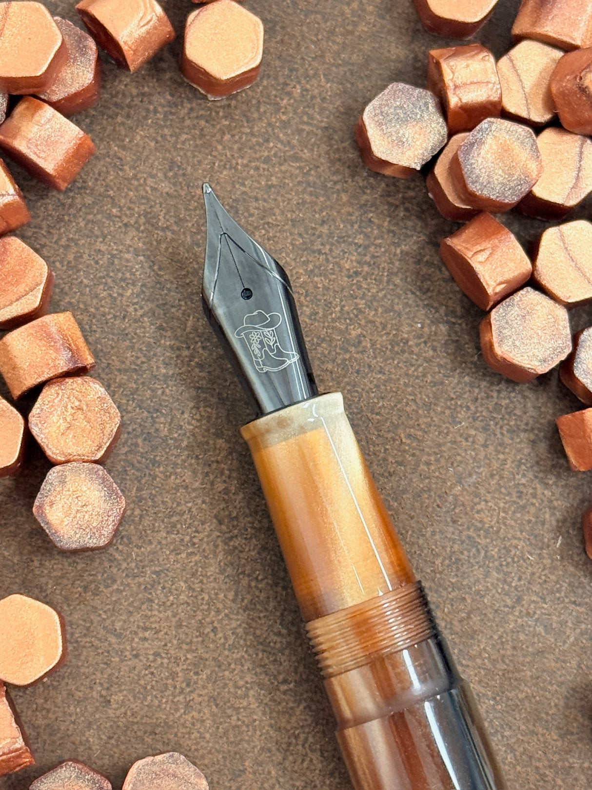 Little Craft Place x Penlux Masterpiece Delgado Fountain Pen - Howdy Houston