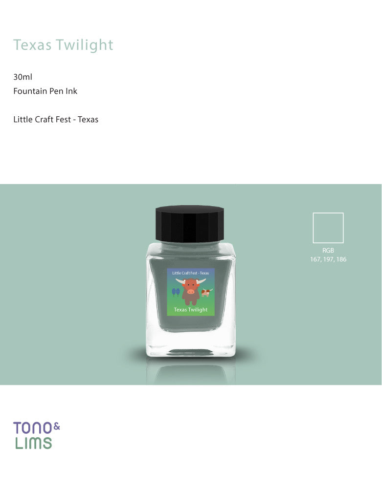 Little Craft Fest X TONO & LIMS Exclusive Ink - Texas Twilight Changing Color Ink