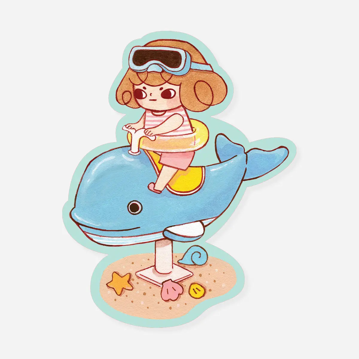 LoveSoup Studio - Play, Under the Sea Vinyl Sticker
Matte sticker
water resistant
7.1 x 9.0cm (2.8 x 3.5 inches)