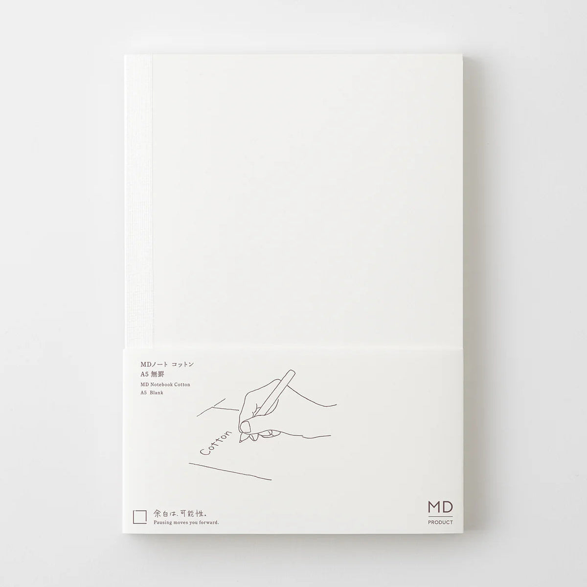 Crafted in Japan, this minimalist notebook is designed to enhance your writing experience. Inside, you'll find the high-quality Midori Diary (MD) paper, first developed in 1960 and refined ever since. Midori has rigorously tested this paper with various writing instruments to ensure quality, checking for ink feathering or bleeding, drying time, the smoothness of pen tips on the surface, and the tactile feel. The result is a paper that resists bleeding and feathering and is fountain-pen friendly, ensuring a