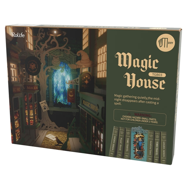 Kit de rincón de lectura Magic House para hacer tú mismo una casa en miniatura