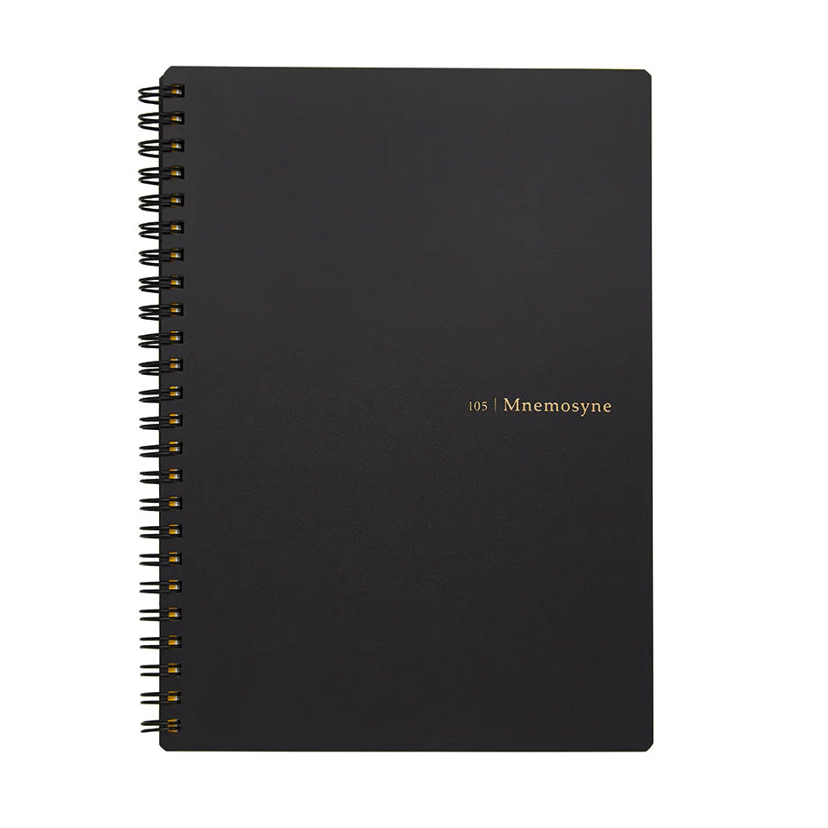Mnemosyne Notebooks by Maruman are a pinnacle refined, Japanese design. Named after the Greek goddess of memory, these notebooks include sheets of acid-free 80 gsm paper that’s super smooth to the touch. The paper is resistant to ink bleed-through making it perfect for gel pens, pencils, markers, and fountain pens. Whether sketching, note-taking, planning, or journaling, there is a style for every need.