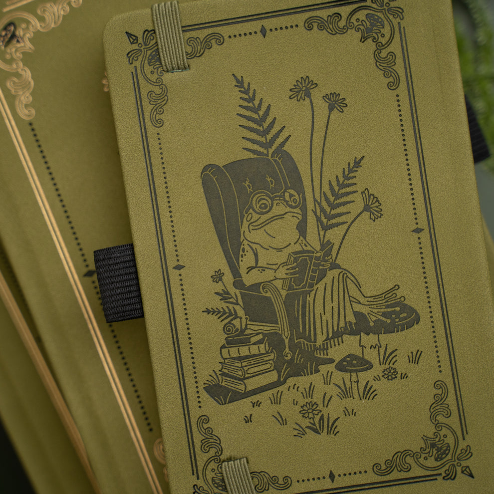 Archer and Olive Notebook: Literary Frog
