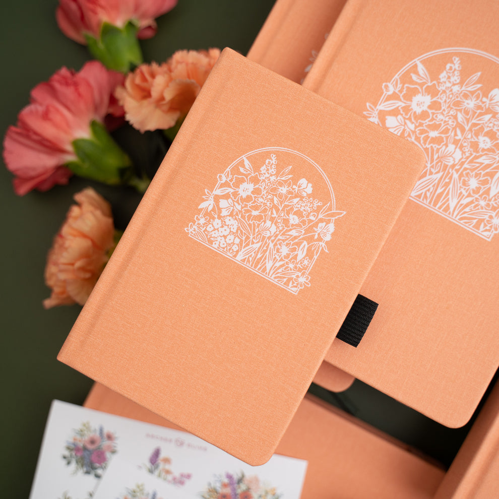Archer and Olive Notebook: Wildflowers Framed