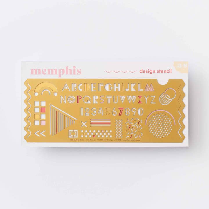 Plantilla de dibujo de Memphis Design & Craft
