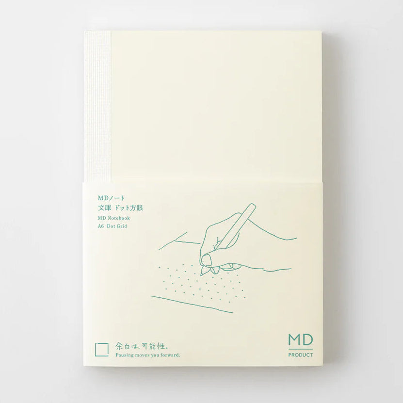 Crafted in Japan, this minimalist notebook is designed to enhance your writing experience. Inside, you'll find the high-quality Midori Diary (MD) paper, first developed in 1960 and refined ever since. Midori has rigorously tested this paper with various writing instruments to ensure quality, checking for ink feathering or bleeding, drying time, the smoothness of pen tips on the surface, and the tactile feel. The result is a paper that resists bleeding and feathering and is fountain-pen friendly, ensuring a