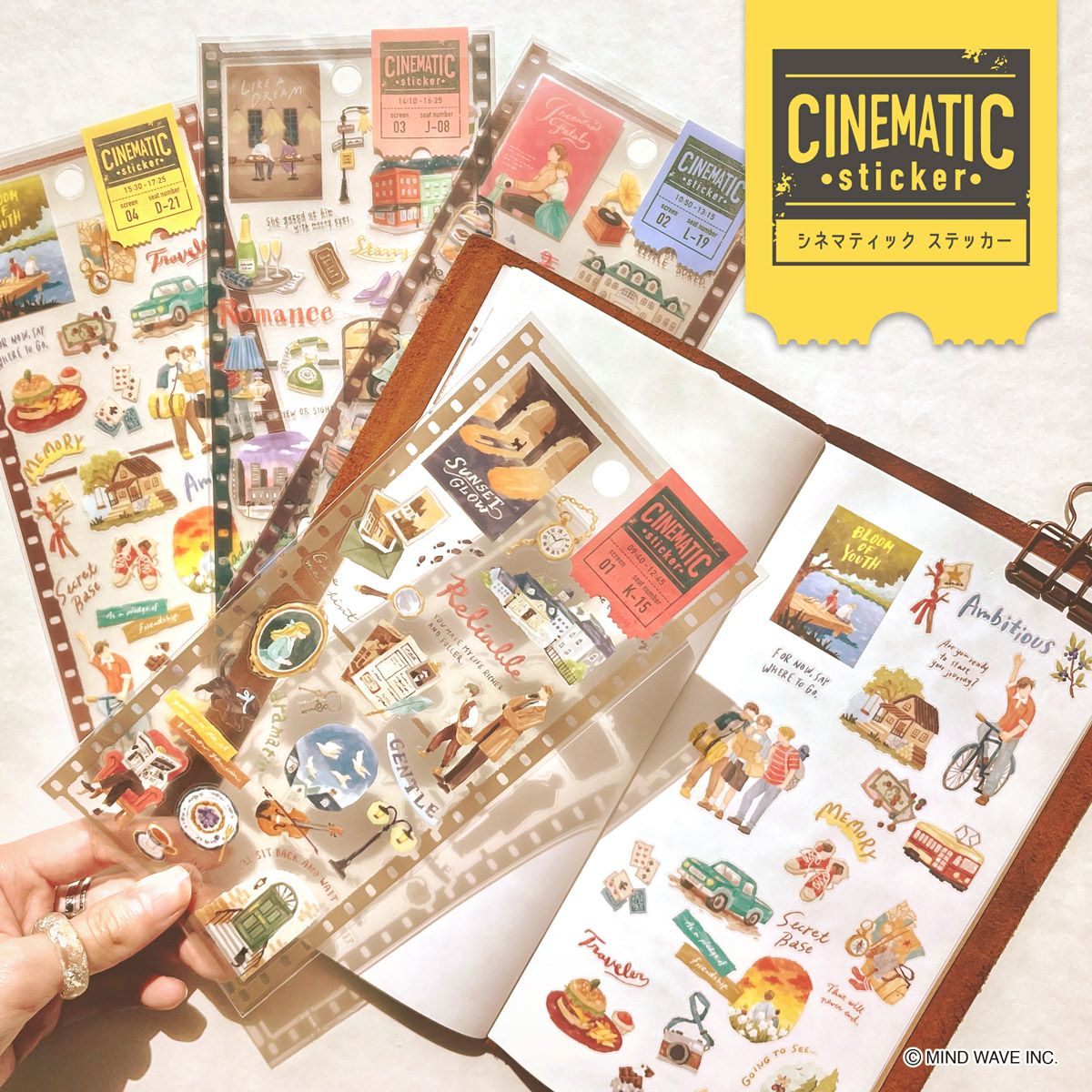 Mind Wave Cinematic Series Sticker Sheet - Fashion