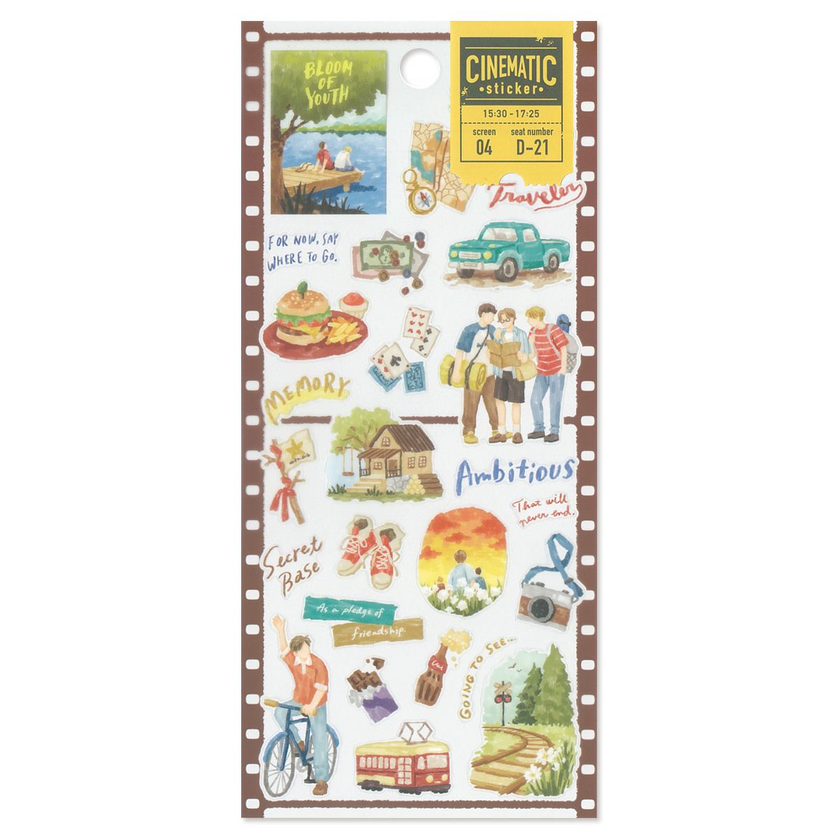 Mind Wave Cinematic Series Sticker Sheet - Boy