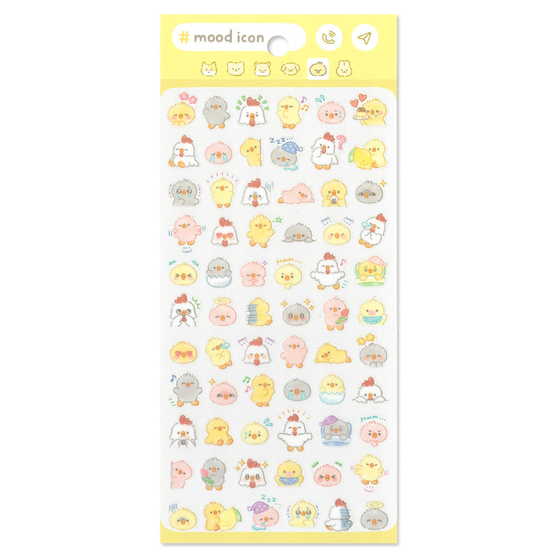 Mind Wave Mood Icon Sticker Sheet - Chick