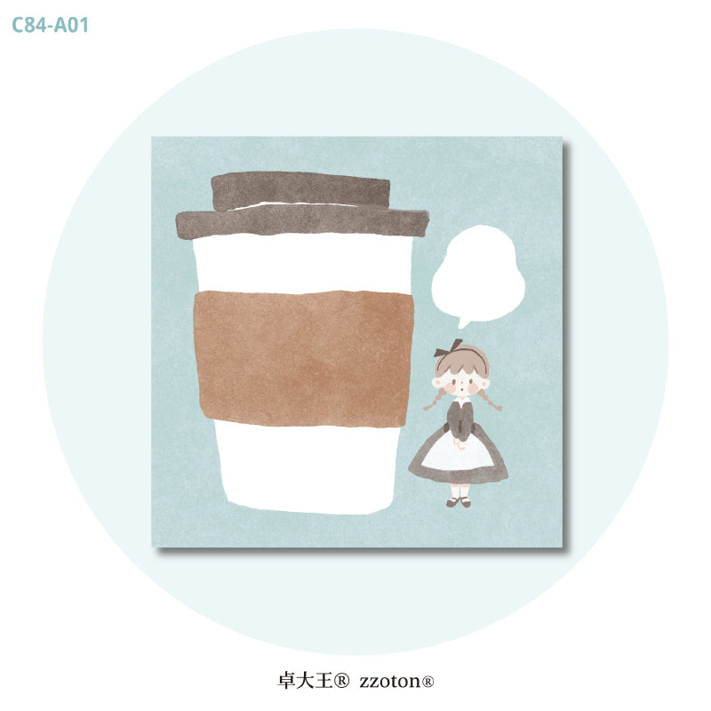Molinta - Coffee Sticky Notes
Take notes or decorate your planner with this cute sticky note set!
50mm x 50mm
120g white kraft paper
50 pages