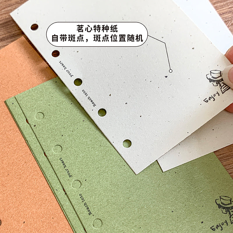 Molinta - Herbal Paper A7 Memo Sheets
Enjoy 9 sheets of these 3 different papers with unique colors with a textured design to add to your journaling experience!
Specifications: 80mmx120mm
Material: Mingxin paper
Number of pages: 9