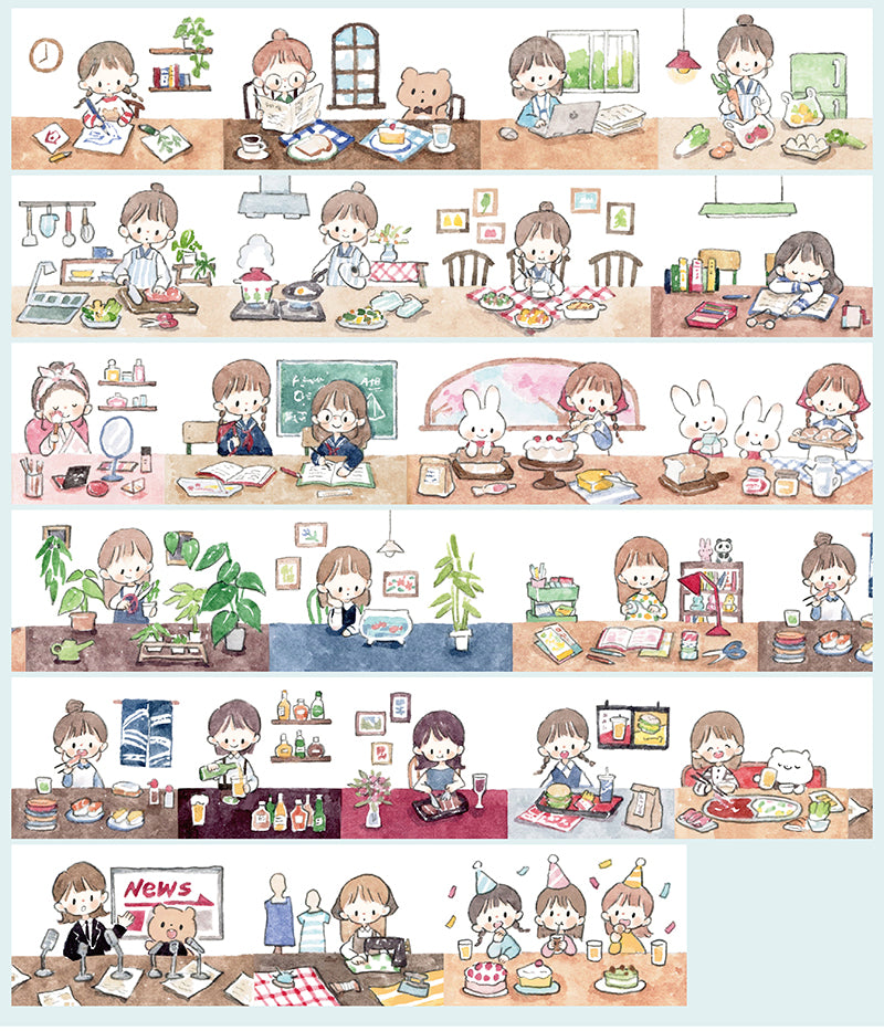 Molinta - Long Table Washi Tape Home
