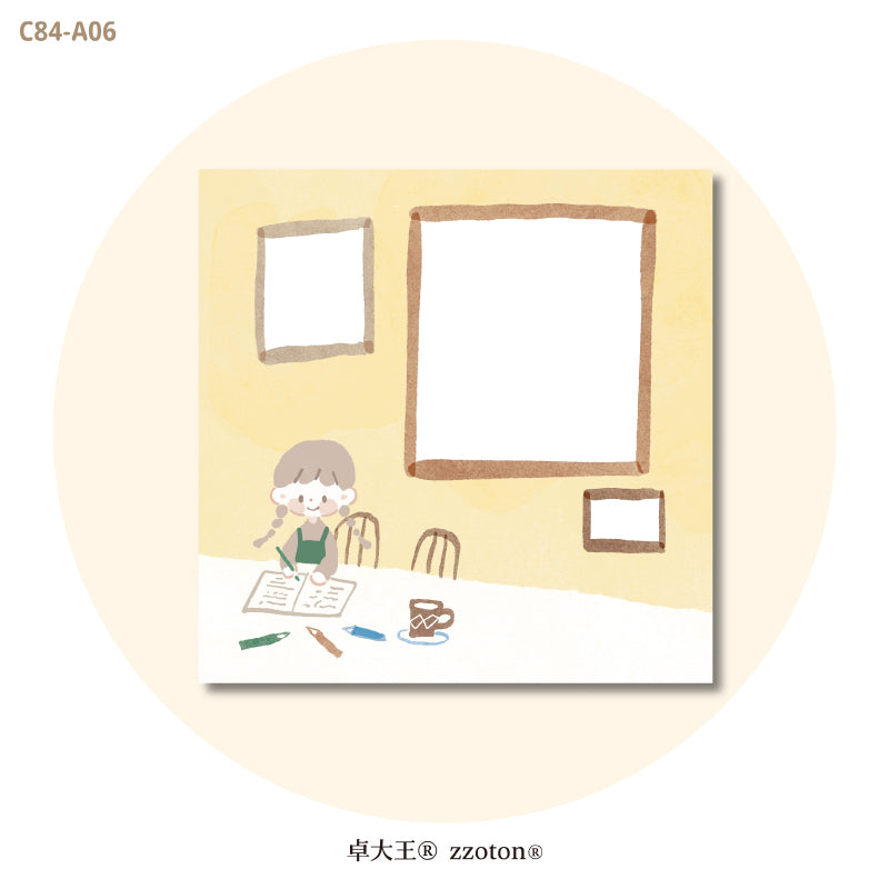 Molinta - Picture Frame Sticky Notes
Take notes or decorate your planner with this cute sticky note set!
50mm x 50mm
120g white kraft paper
50 pages