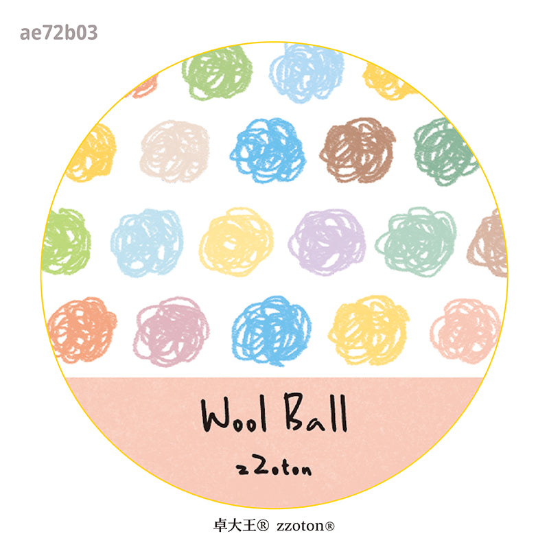 Molinta - Wool Ball Washi Tape
5m x 10mm
Material: Washi Tape
Includes 1 Roll 