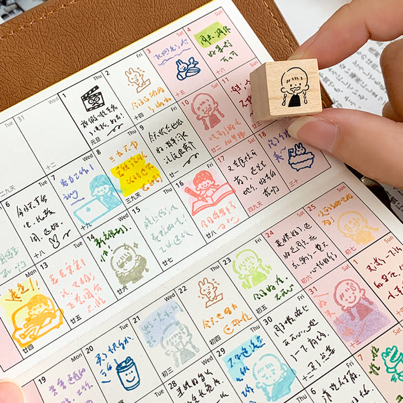 Molinta Stamp Set - Little Emoji 2nd Collection
This adorable set features 9 tiny expressive emoji‑style designs that bring fun, character, and a touch of whimsy to every page. Whether you're marking moods, highlighting important notes, or decorating spreads, these stamps make everyday planning feel more delightful.
Each stamp is approximately 15mm x 15 mm