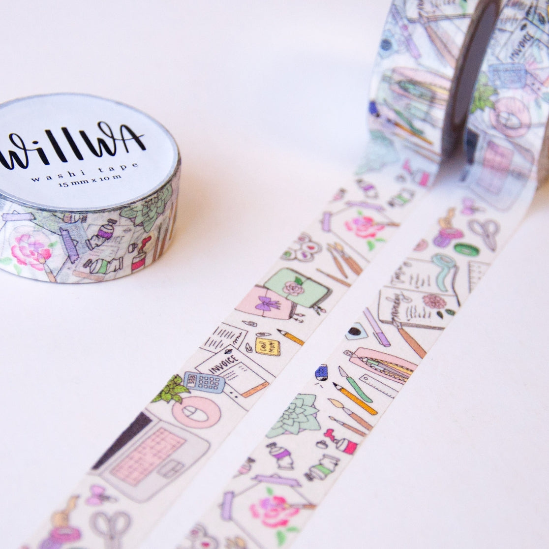 Cinta washi para mi espacio de trabajo cotidiano