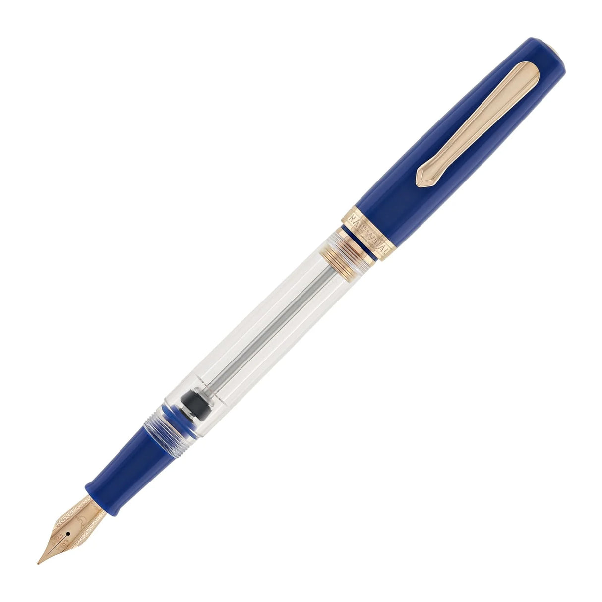 Featuring a transparent barrel with a highly efficient vacuum filling system, the Original Plus Sapphire ensures you spend less time refilling, and more time on what truly matters: Your words, your ideas, and your writing.