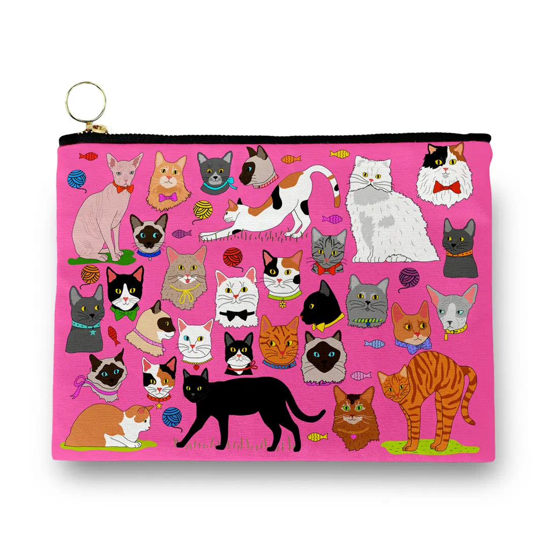 A playful, practical pouch that brings personality to your everyday organization. It’s perfect for pens, pencils, cosmetics, small accessories, or on‑the‑go essentials.
• Print on 100% Cotton
• Black Lining Inside
• Metal Zipper
• Size: 7" X 10"
• Printed on Both Sides with different graphics as shown
• Handmade with Love