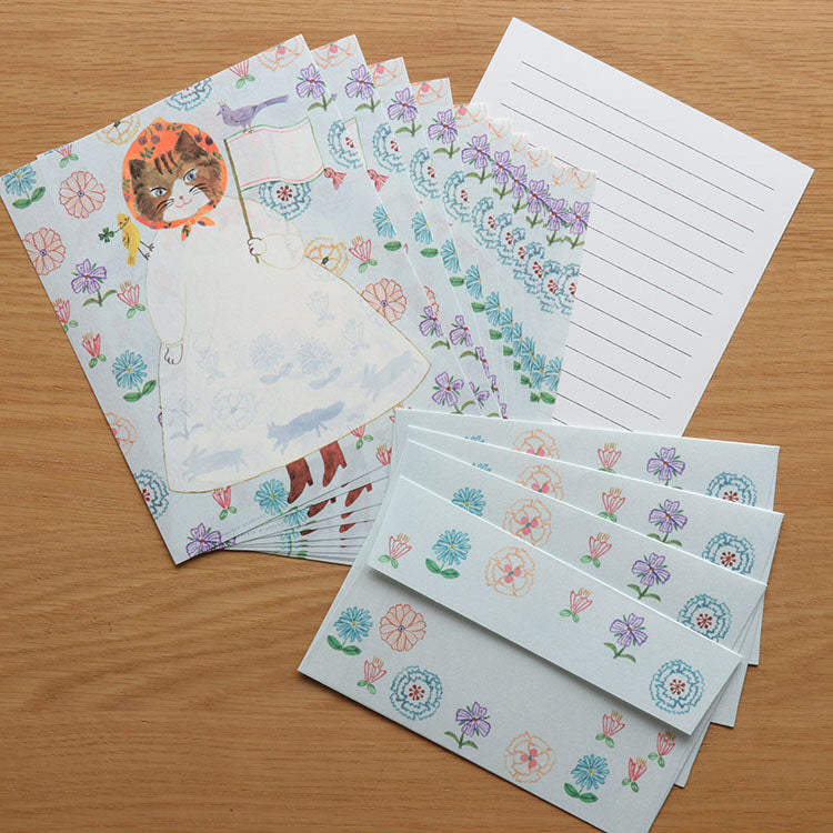 Aiko Fukawa Neko Hana Letter Writing Set