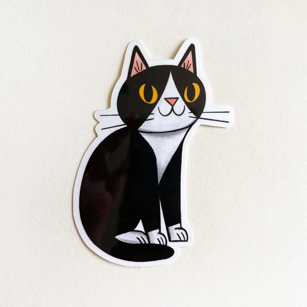 Nellie Le Tuxedo Cat Vinyl Sticker