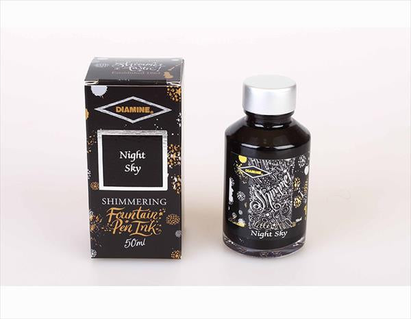 Diamine Shimmer 50ml Fountain Pen Ink - Night Sky