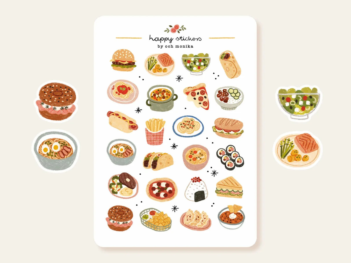 A sticker sheet full of cute little stickers perfect for planners, journals, or scrapbooking ❤