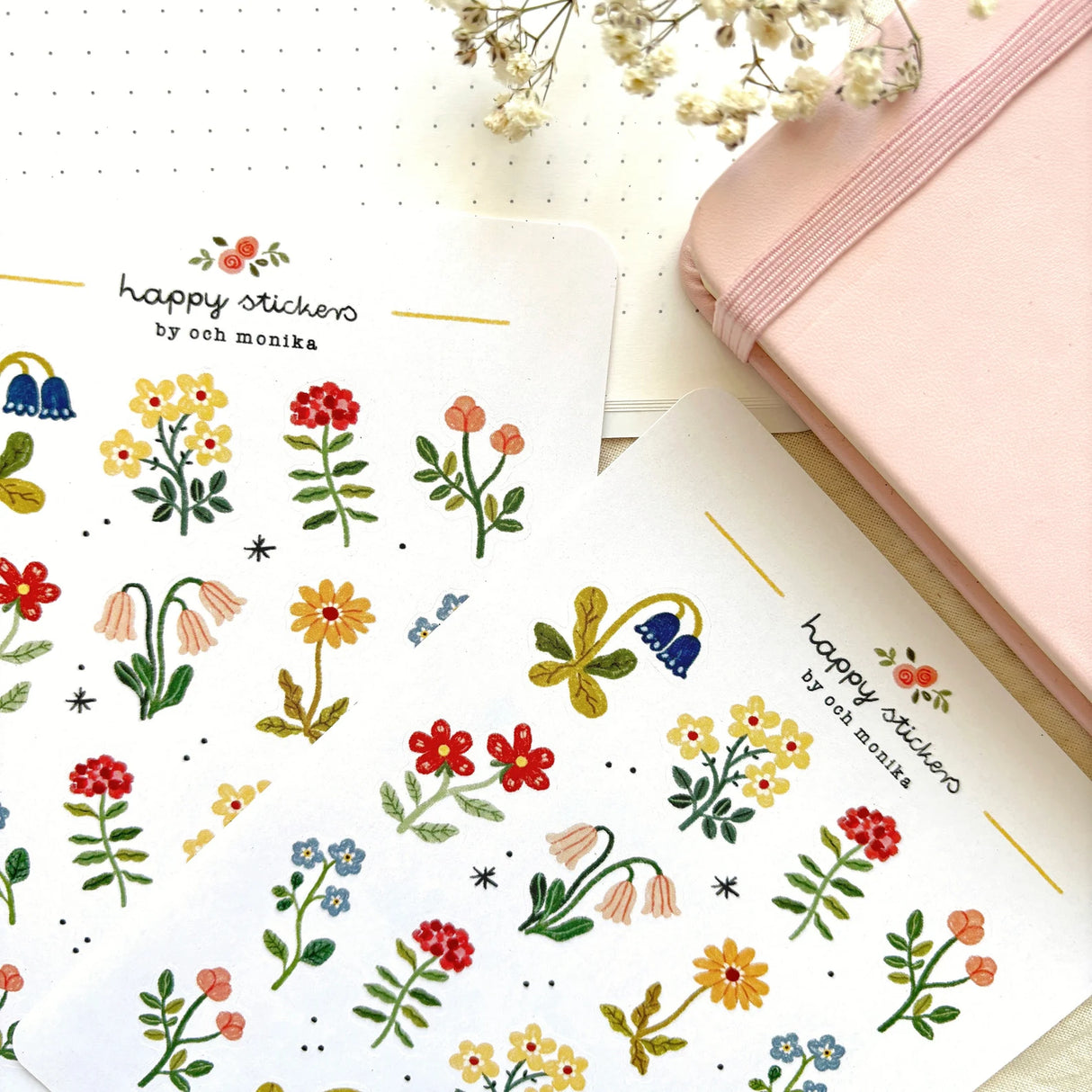 A sticker sheet full of cute little stickers perfect for planners, journals, or scrapbooking ❤