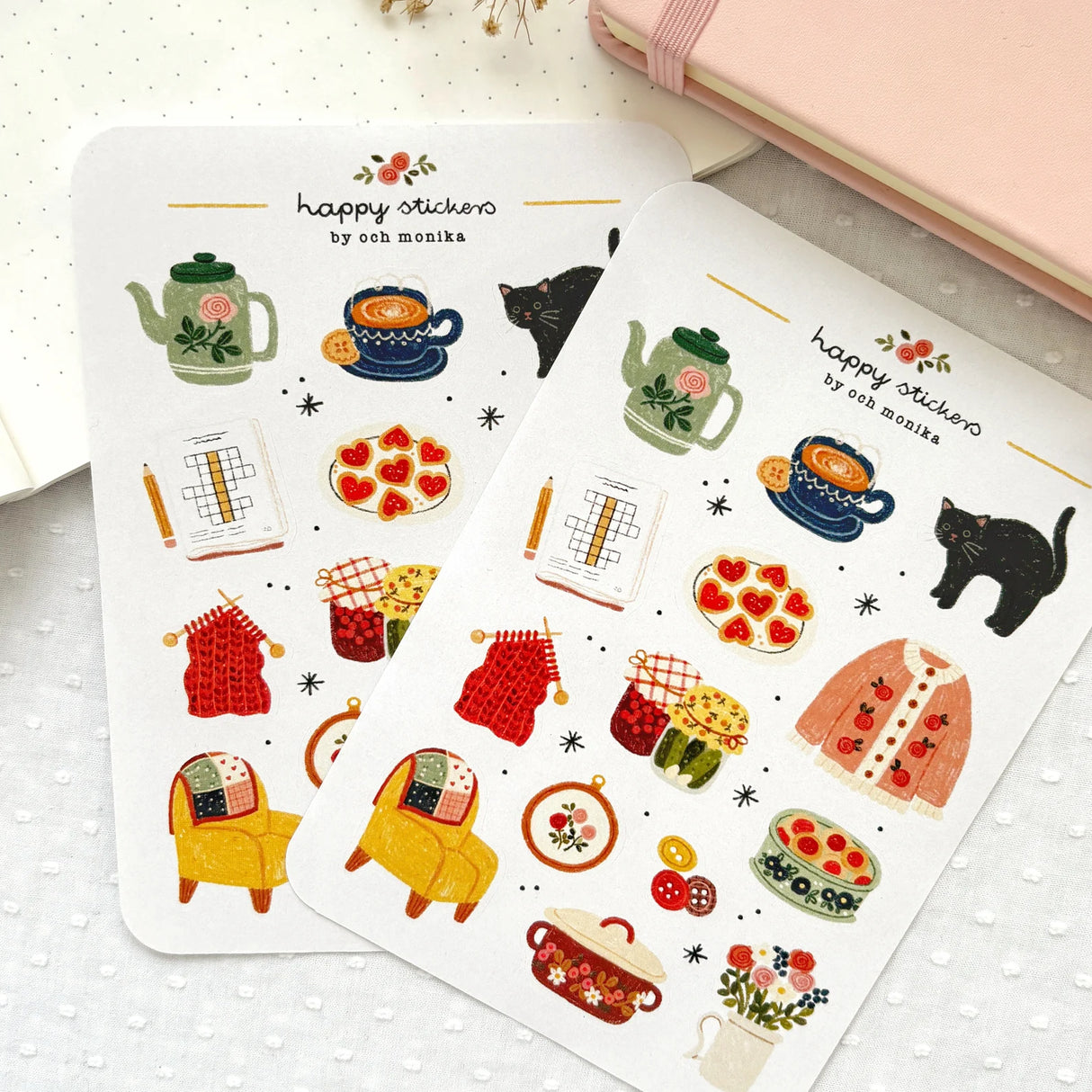 A sticker sheet full of cute little stickers perfect for planners, journals, or scrapbooking ❤