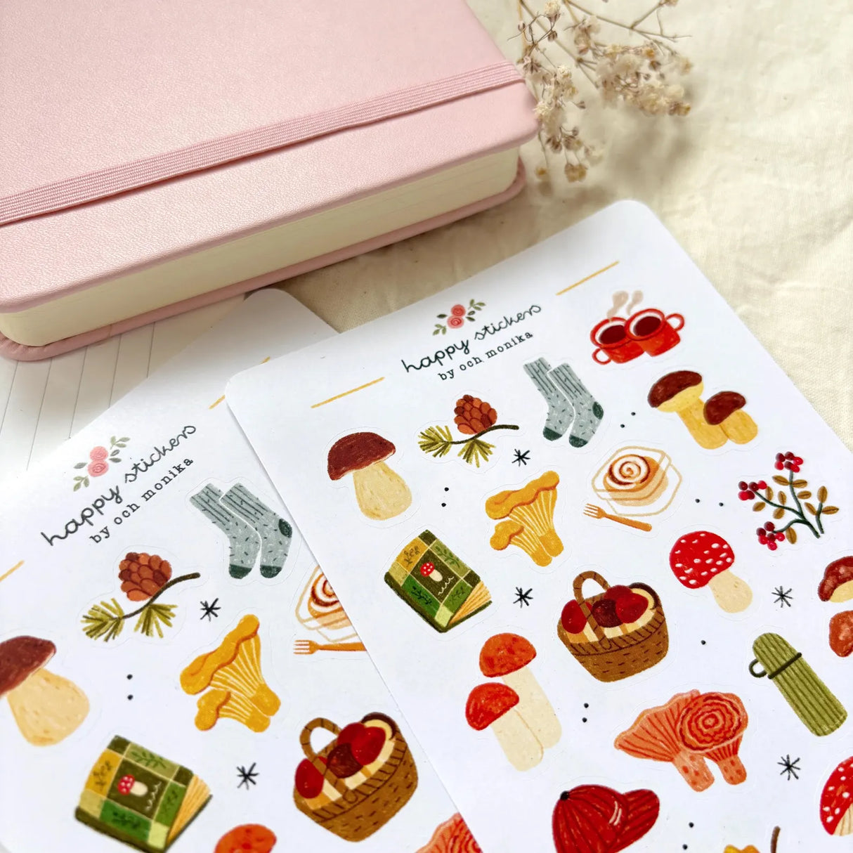 A sticker sheet full of cute little stickers perfect for planners, journals, or scrapbooking ❤