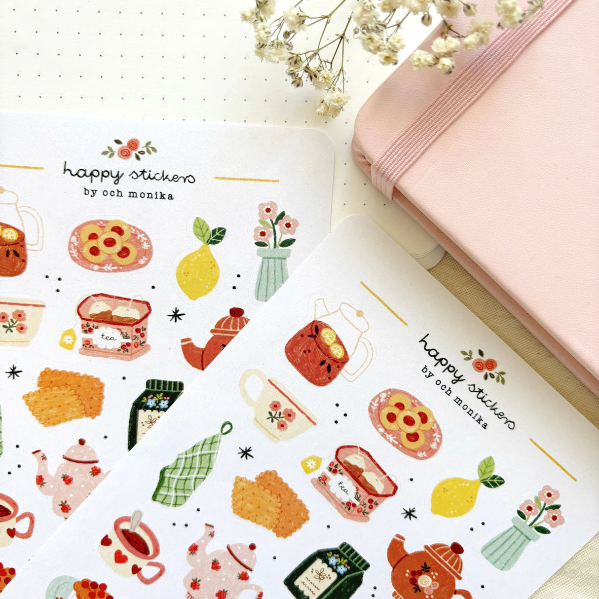 A sticker sheet full of cute little stickers perfect for planners, journals, or scrapbooking ❤