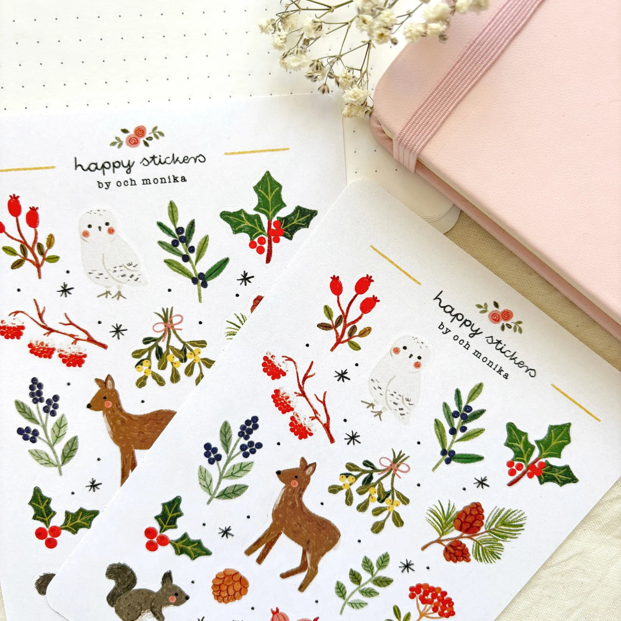 A sticker sheet full of cute little stickers perfect for planners, journals, or scrapbooking ❤