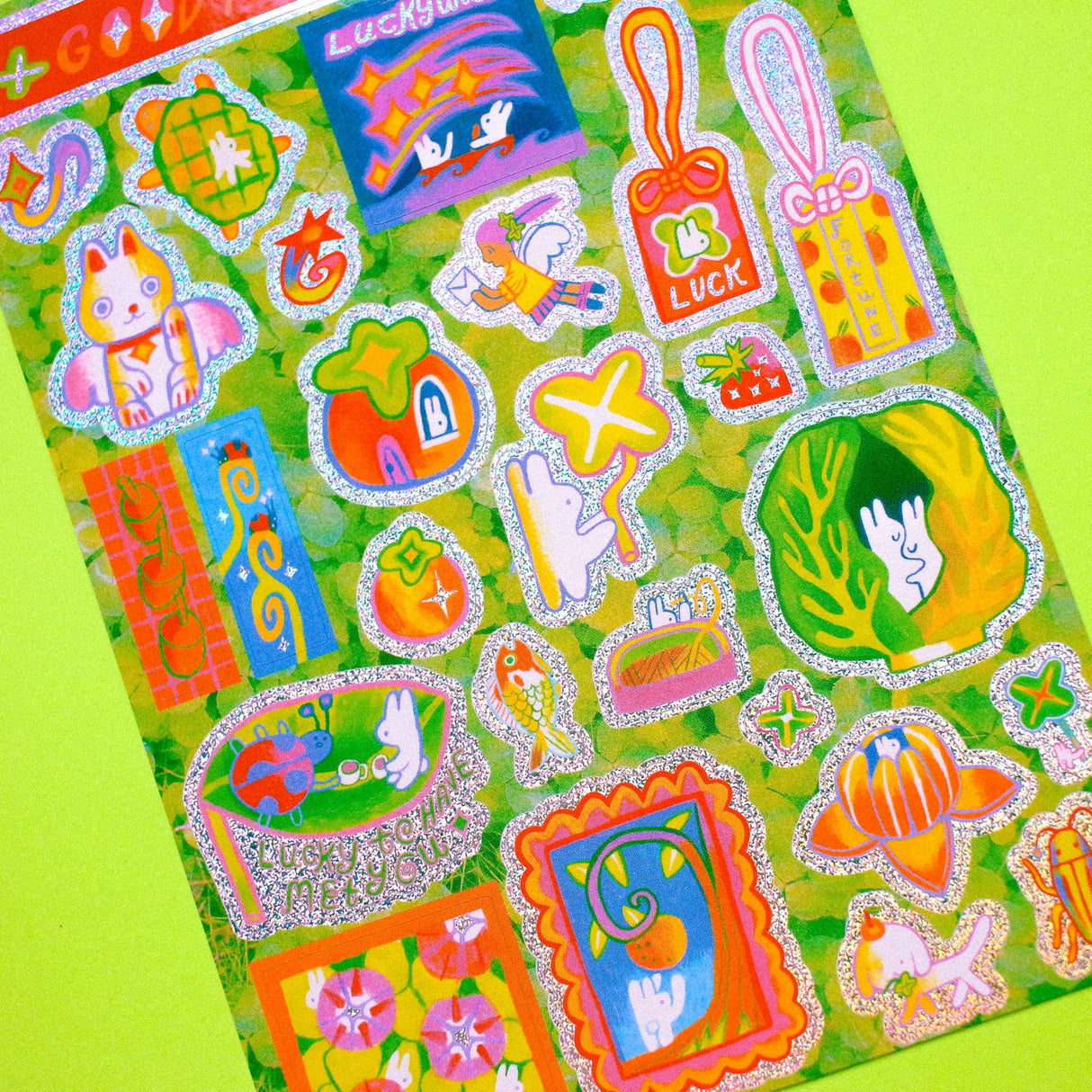 A6 Sticker Sheet
Great for journaling and decorating!
Water resistant, not waterproof. Do not place in areas of high wear. 