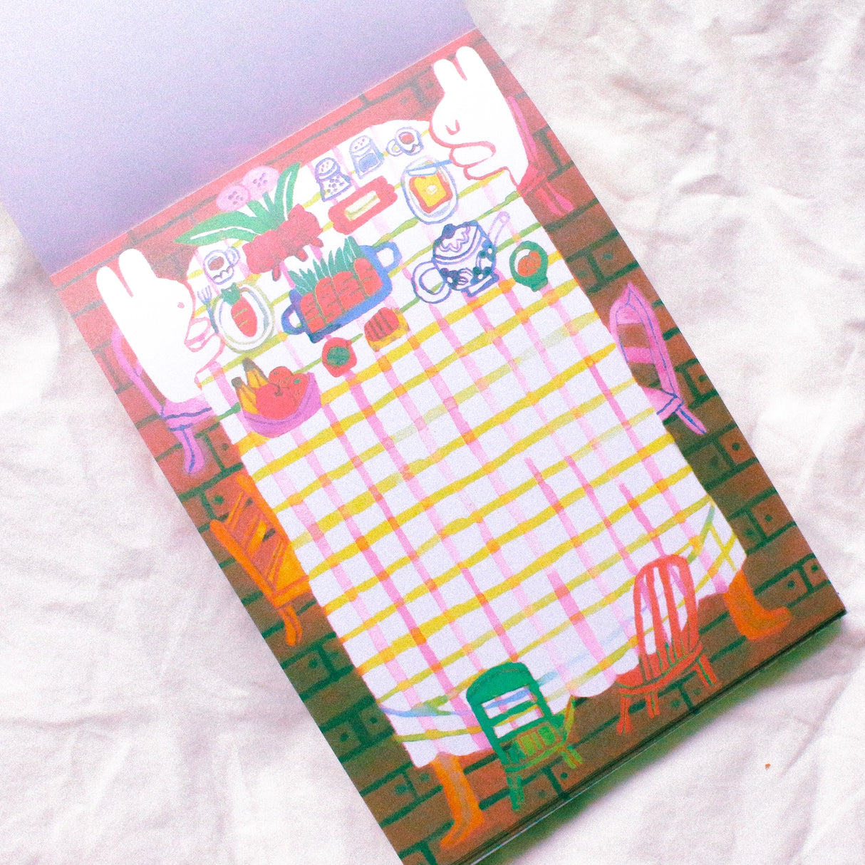 Based on a cozy house, this is a 100 x 140mm memo pad with 100 sheets and 4 different designs.
Great for journaling or jotting down a quick to do list!