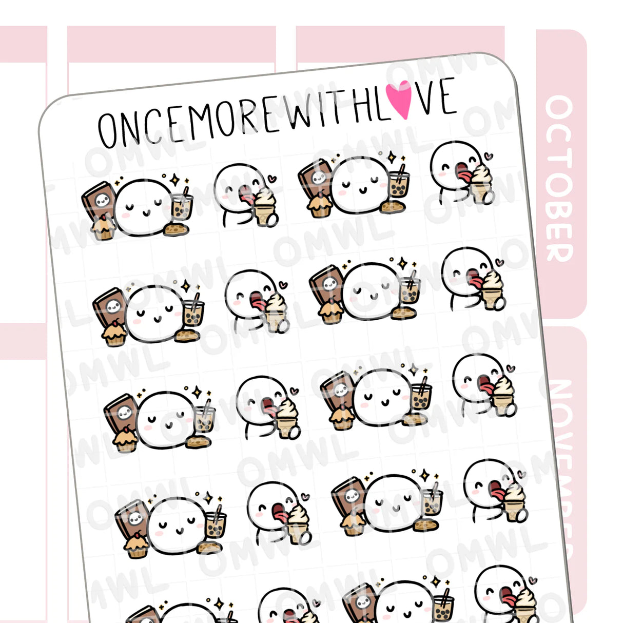 Once More With Love - M1525 Sweet Treats Sticker Sheet
Sweet treats for a sweet tooth!