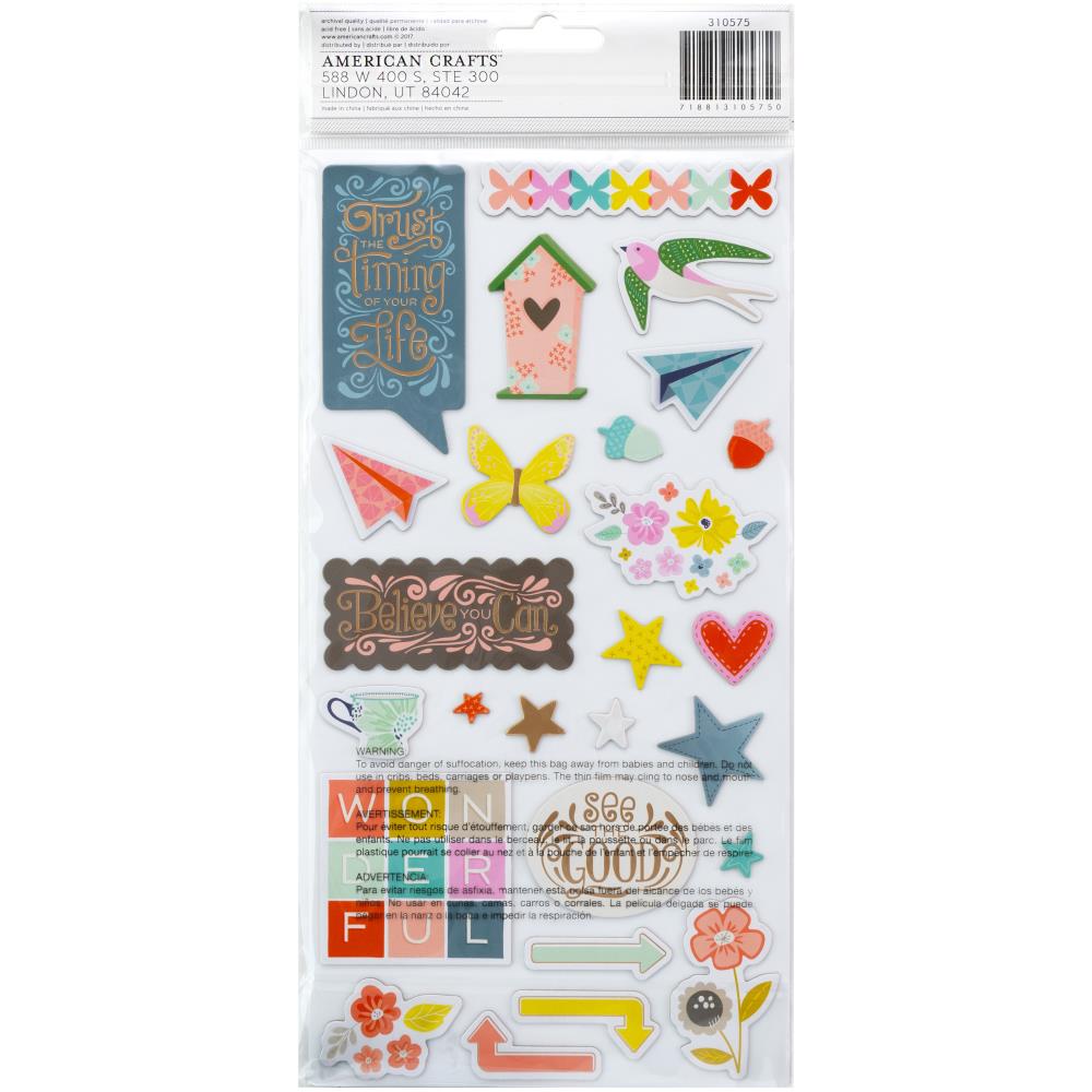 Paige Evans Turn The Page Thickers Stickers