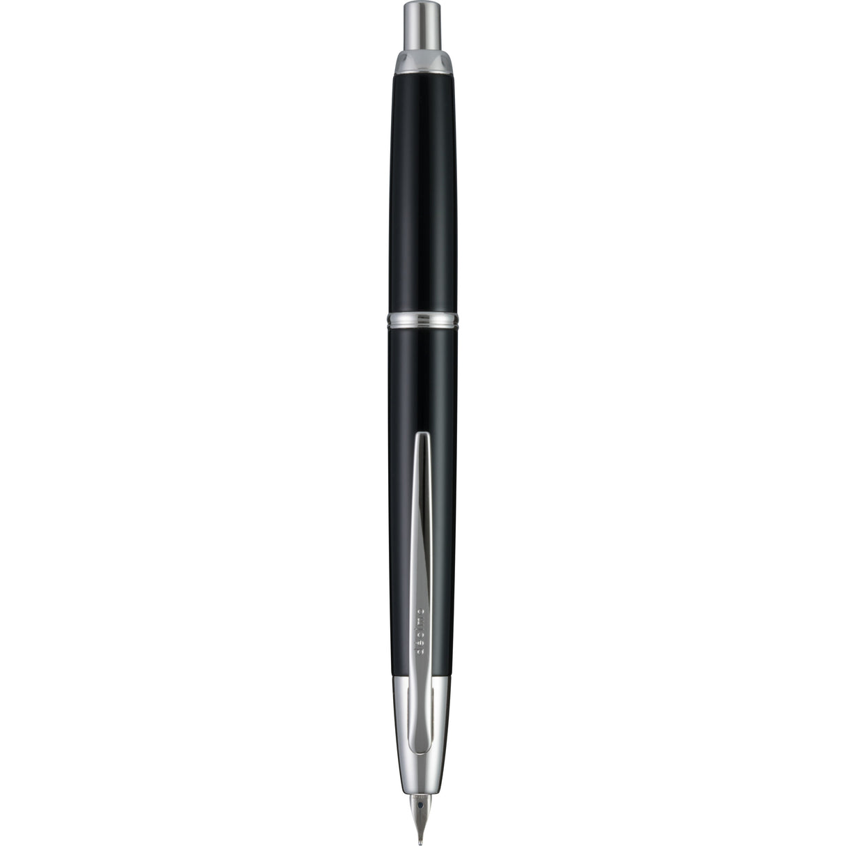 Brilliant design and ingenious engineering combine in the refined, elegant style of the world's first and favorite retractable fountain pen, the Vanishing Point by Pilot. The internal mechanism of this exceptionally crafted fountain pen allows the 18-karat gold nib to retract fully into the barrel when not in use. Vanishing Point is refillable for continued use with a cartridge or Pilot's CON-50 converter. The fountain pen is available in extra fine, fine, medium or broad point sizes. These pens arrive pack