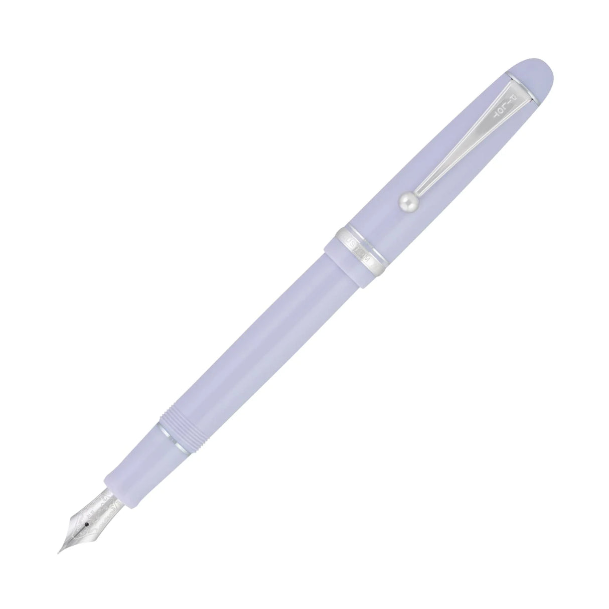 Pilot is pleased to announce the launch of their newest US Exclusive. This serene, opaque lavender barrel with silver trim evokes a quiet stillness—like morning mist clinging to a hillside just before the world wakes up. Graceful and introspective, Lavender Fog embodies a nuanced blend of softness, clarity, and serene purpose.
This exclusive edition distinguishes itself with a distinctive opaque finish and a rhodium-plated nib, offered in just four rare sizes: Soft Fine, Soft Fine Medium, Soft Medium, and