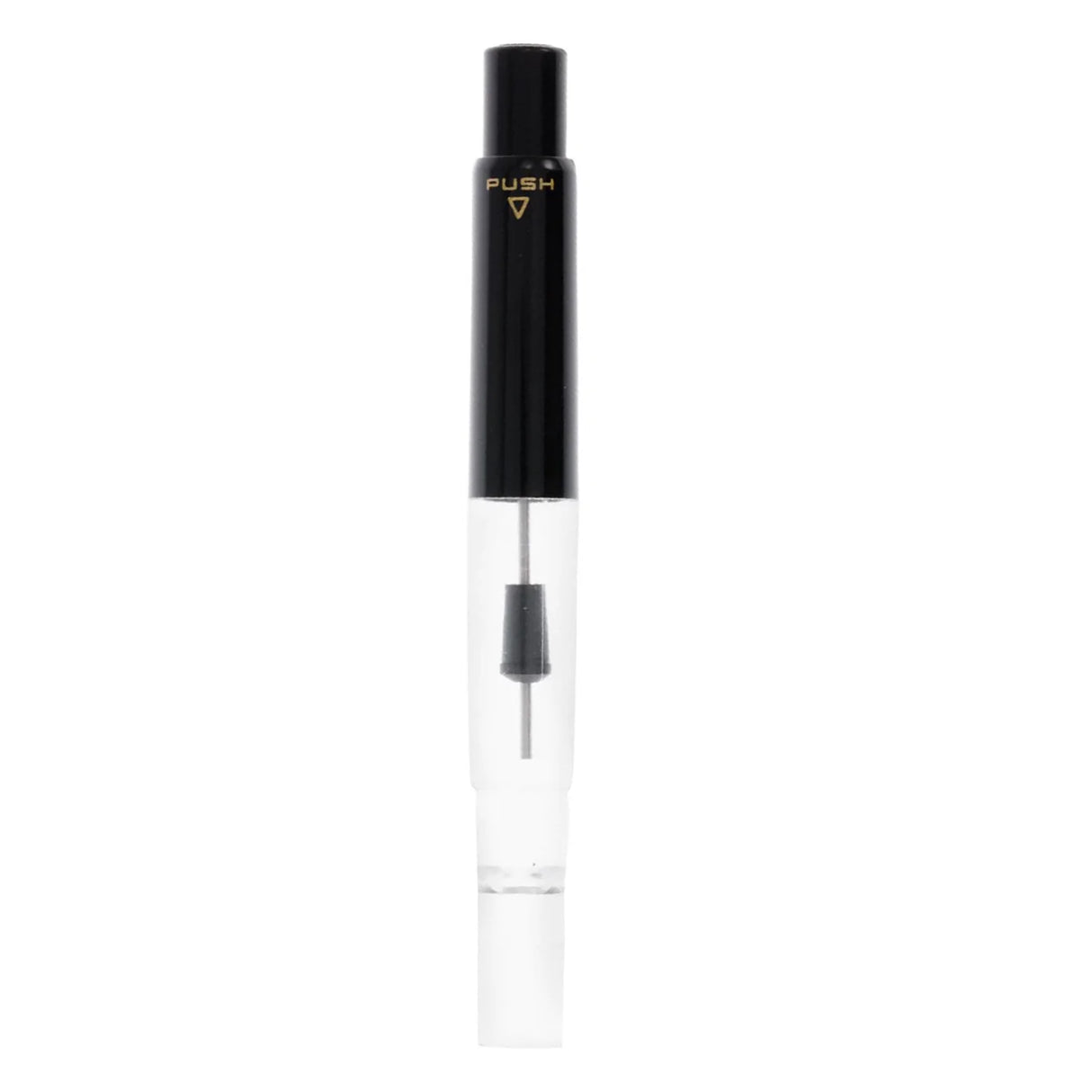 Piston-style vacuum converter for Pilot fountain pens. The converter has a 1.1ml ink capacity.
This converter fits most pilot fountain pens, but does NOT fit into the vanishing point fountain pen. Compatible pens: Custom 74, Justus 95, Kakuno, and Metal Falcon, and most of the Namiki fountain pens