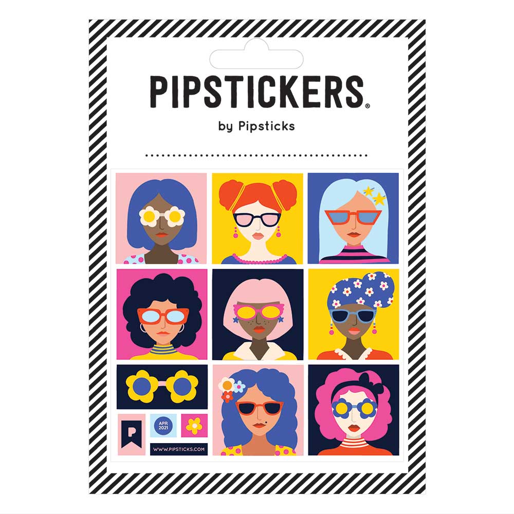 Pipsticks Sticker Sheet - Shady Ladies