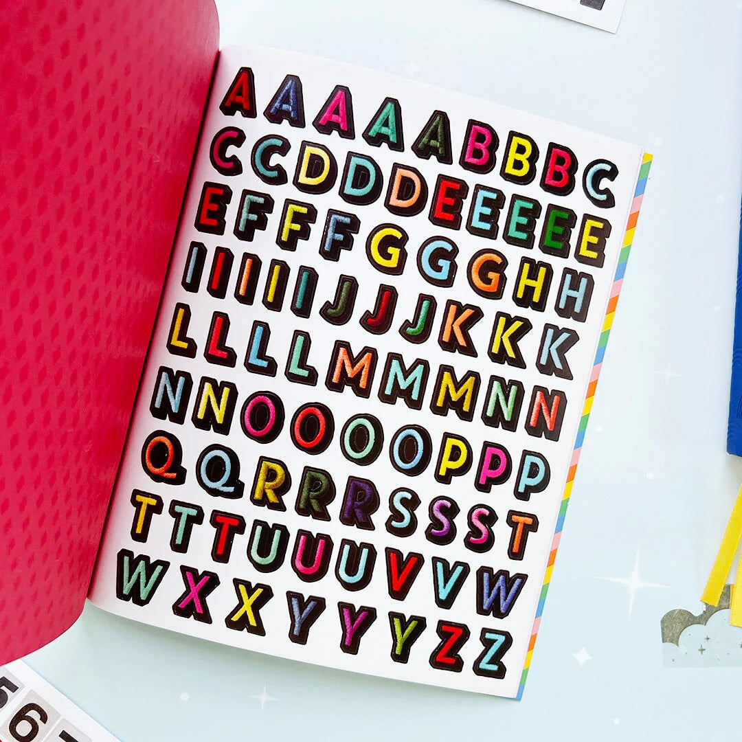 Your sticker stash is about to get very color-coordinated 🌈 Sticker the Rainbow Book Vol. 2: In Real Life is packed with 1500+ photorealistic stickers in every shade imaginable, from juicy lemons and shiny silver treasures to butterflies, vintage objects, florals, gems, and colorful everyday finds. With 30 pages of ultra-realistic stickers (plus 4 pages of alphabet + number stickers!), this book is basically a rainbow treasure hunt for your journal, planner, snail mail, laptop, or craft cart.