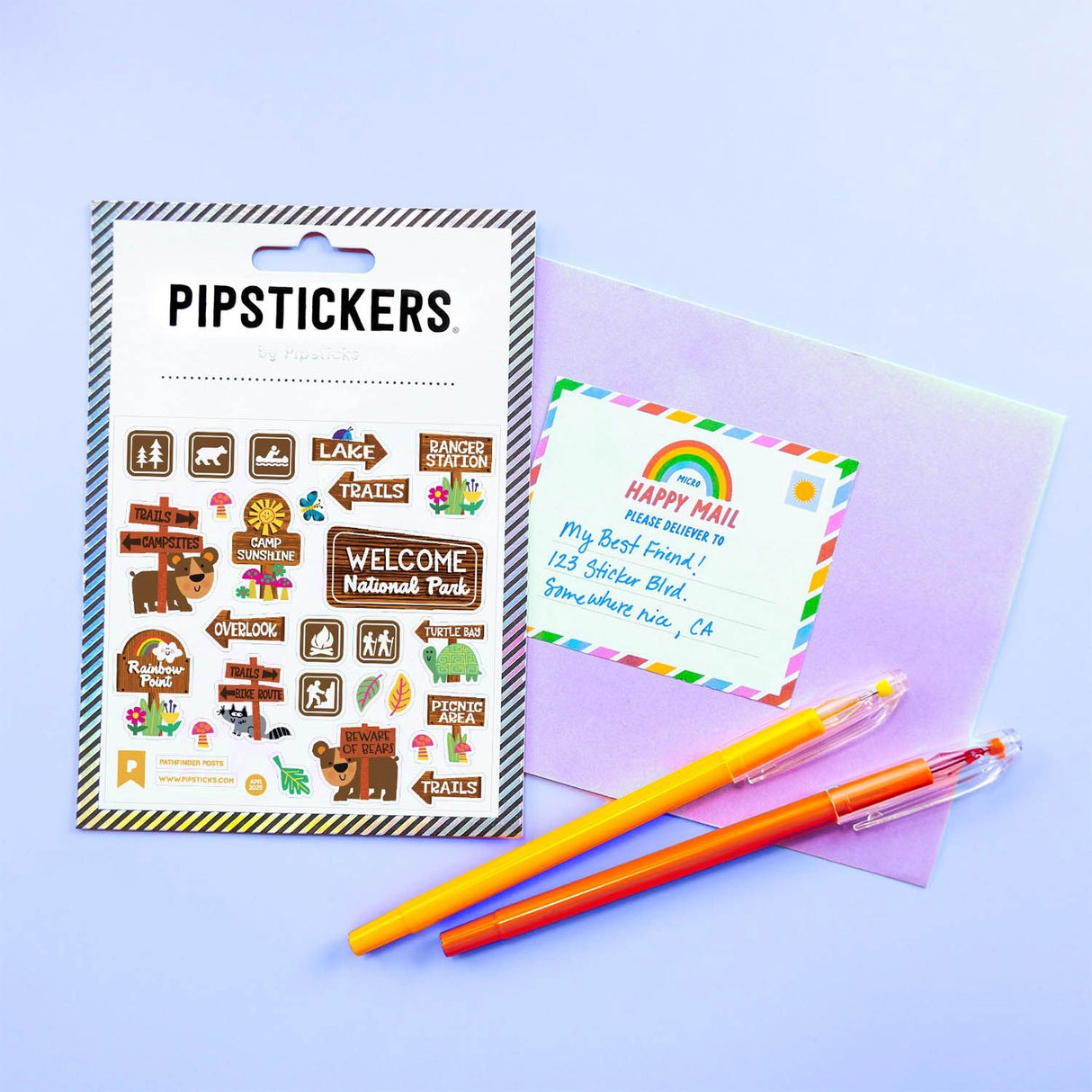 PipStickers are the PERFECT gift for the sticker lover in your life - even if it's you! These unique PVC designs with holographic silver foil accents come on a clear backing and cannot be found anywhere else.
Includes one 4'' x 4'' sheet of Pathfinder Posts PipStickers and includes the Pipsticks manifesto.