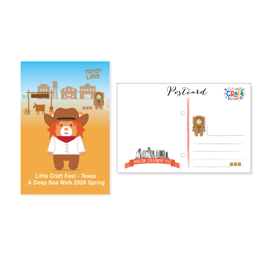 Little Craft Fest x TONO & LIMS Exclusive Postcard - Cowgirl