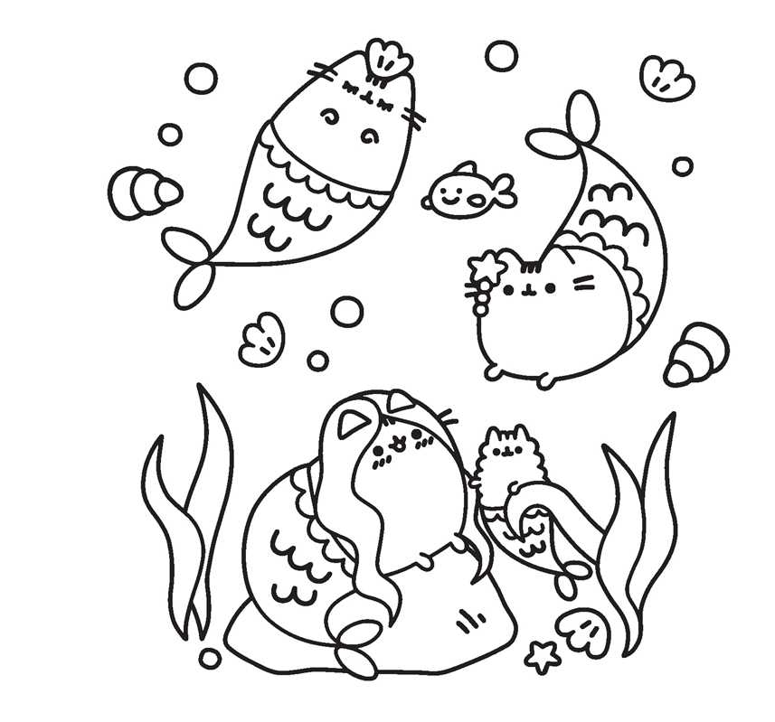 Pusheen Coloring Book By Claire Belton
Pusheen returns in a delightful coloring book perfect for fans of I Am Pusheen the Cat.
The Internet’s favorite chubby, tubby tabby is back in a purr-fectly cute coloring book featuring adorable kitty drawings that will charm cat lovers and coloring book fans everywhere