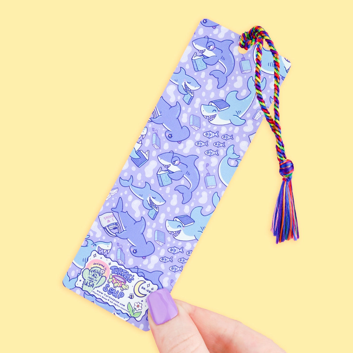 Hold your spot in style with our fun and funky bookmark collection! Whether you prefer romance, fantasy, or science fiction, our bookmarks will fit perfectly between the pages of your favorite novel.
π’ Bookmark is printed on sustainably-sourced premium ultra-thick card stock with soft-touch matte texture
π’ Unique design on the front and back
π’ Bookmark measures 2" x 6"
π’ Copyright Β© 2025 Turtle's Soup. All Rights Reserved.