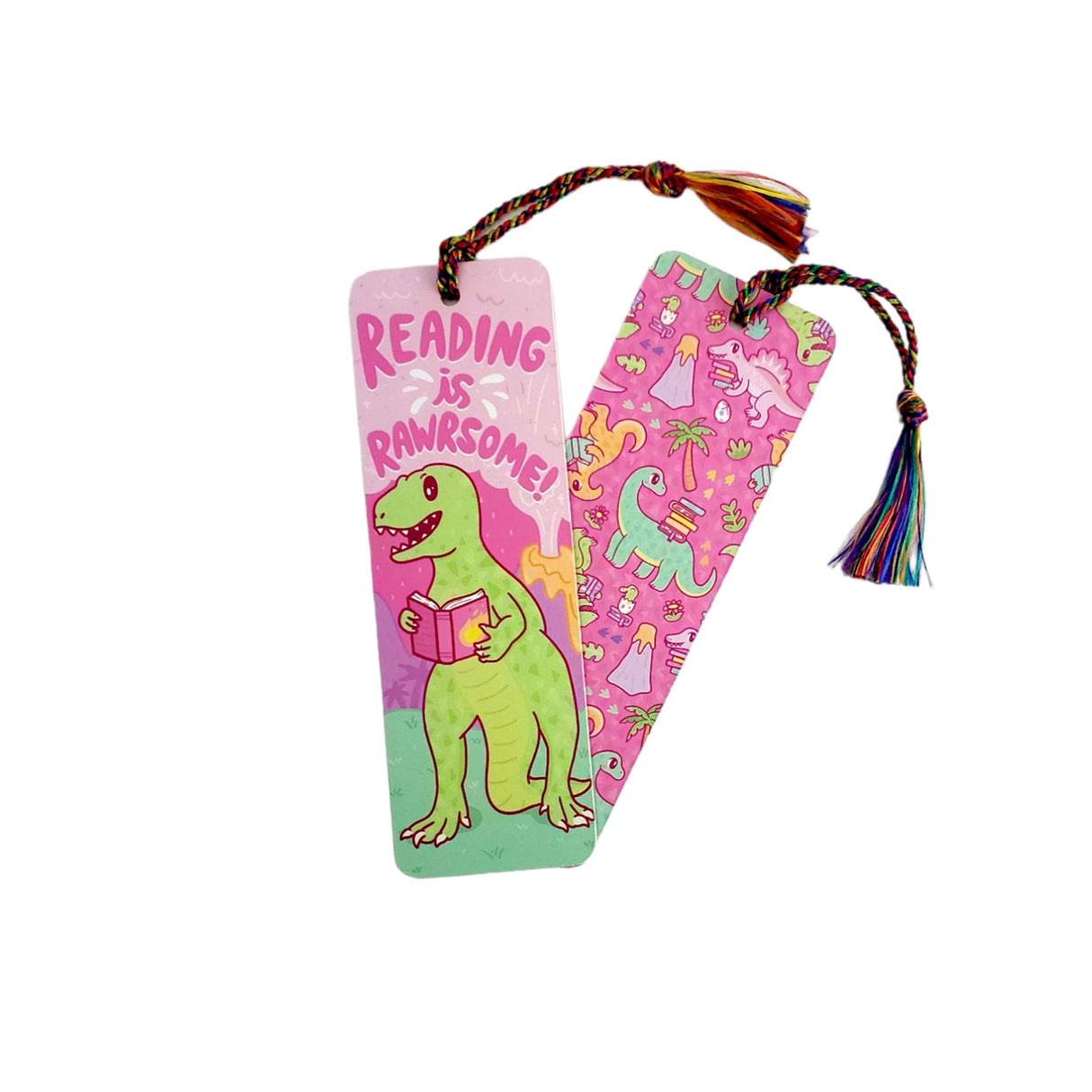 Hold your spot in style with our fun and funky bookmark collection! Whether you prefer romance, fantasy, or science fiction, our bookmarks will fit perfectly between the pages of your favorite novel.
🐢 Bookmark is printed on sustainably-sourced premium ultra-thick card stock with soft-touch matte texture
🐢 Unique design on the front and back
🐢 Bookmark measures 2" x 6"
🐢 Copyright © 2025 Turtle's Soup. All Rights Reserved.