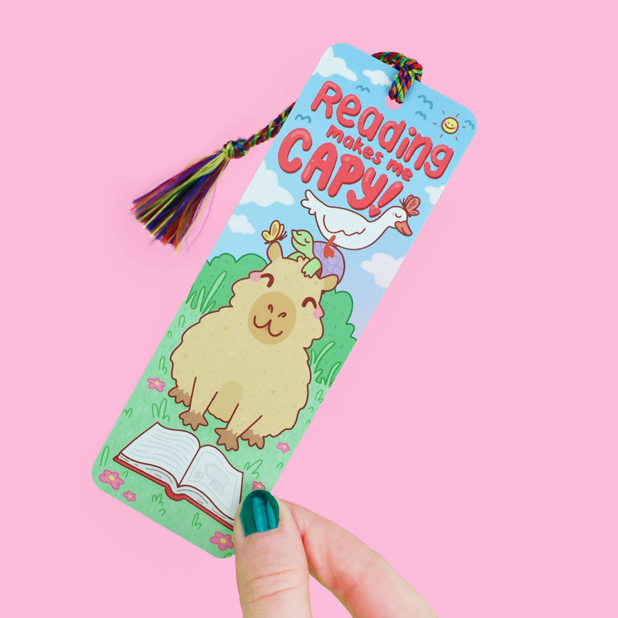 Hold your spot in style with our fun and funky bookmark collection! Whether you prefer romance, fantasy, or science fiction, our bookmarks will fit perfectly between the pages of your favorite novel.
π’ Bookmark is printed on sustainably-sourced premium ultra-thick card stock with soft-touch matte texture
π’ Unique design on the front and back
π’ Bookmark measures 2" x 6"
π’ Copyright Β© 2025 Turtle's Soup. All Rights Reserved.