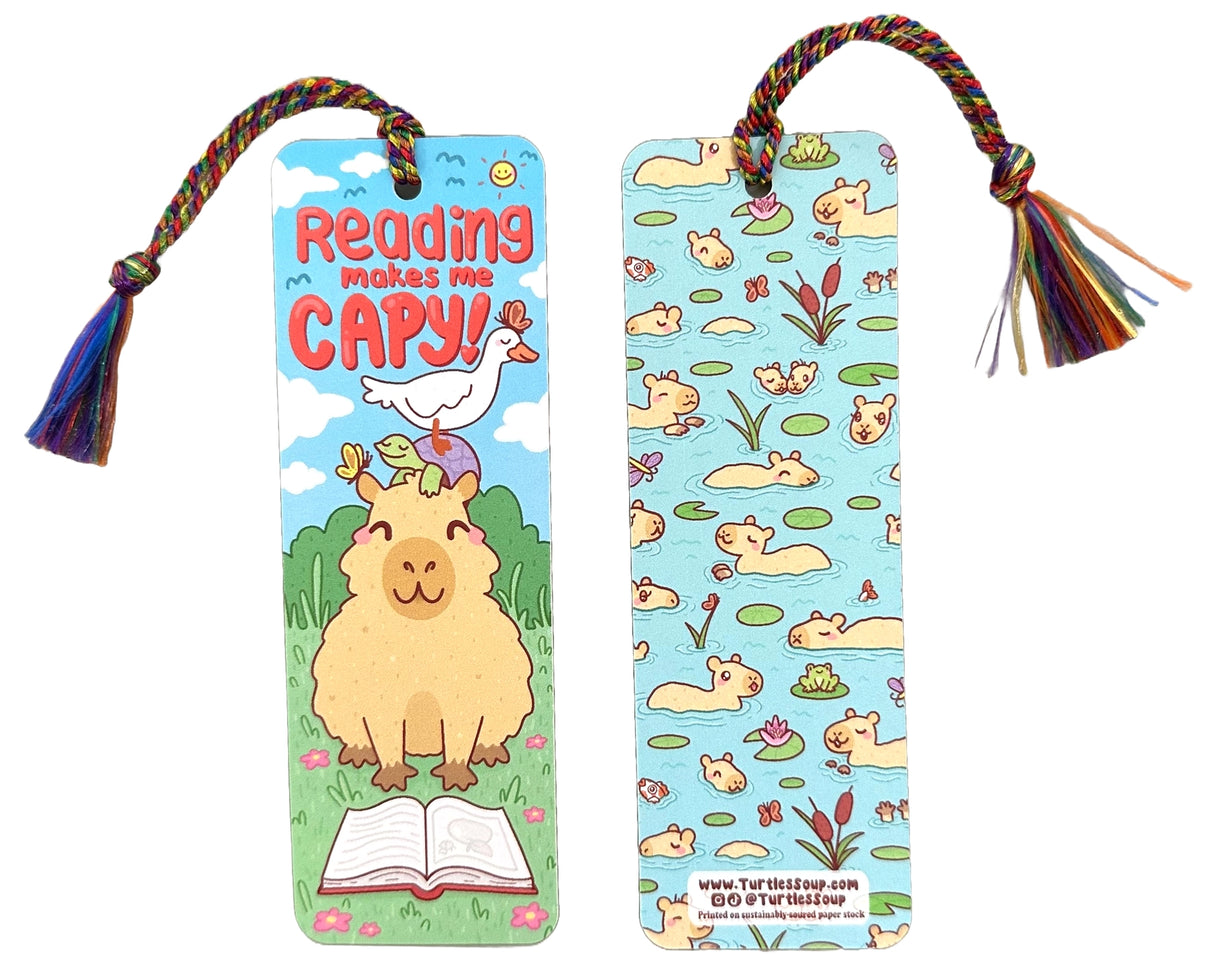 Hold your spot in style with our fun and funky bookmark collection! Whether you prefer romance, fantasy, or science fiction, our bookmarks will fit perfectly between the pages of your favorite novel.
π’ Bookmark is printed on sustainably-sourced premium ultra-thick card stock with soft-touch matte texture
π’ Unique design on the front and back
π’ Bookmark measures 2" x 6"
π’ Copyright Β© 2025 Turtle's Soup. All Rights Reserved.